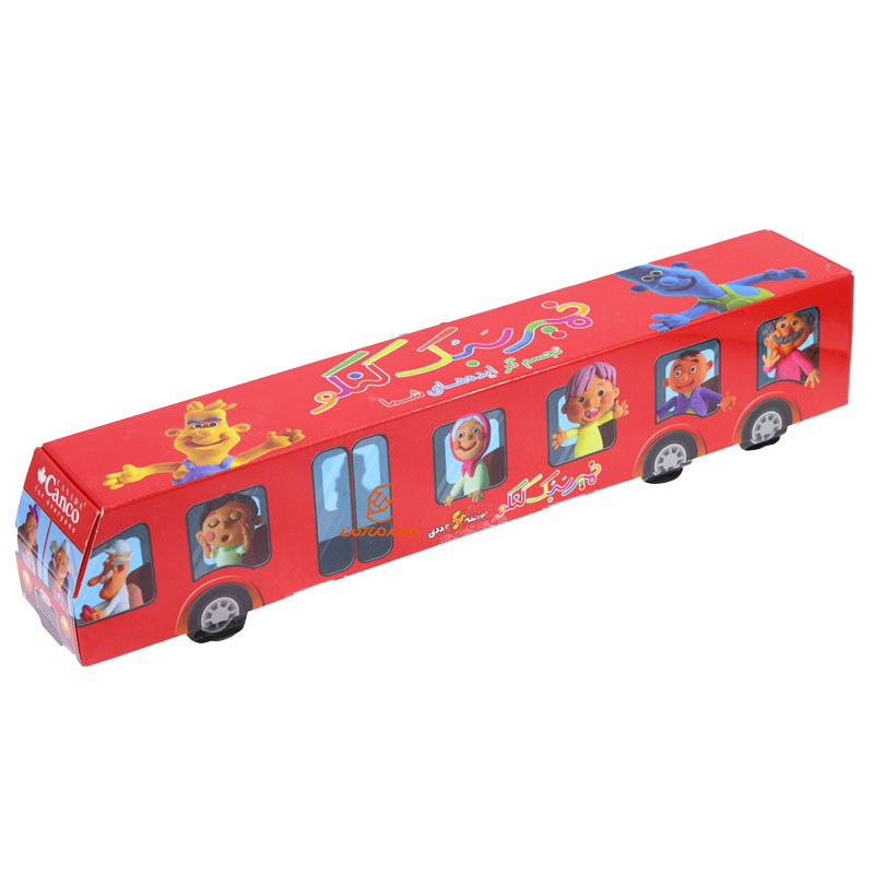 خمیر سبک اتوبوسی 6 رنگ کنکو