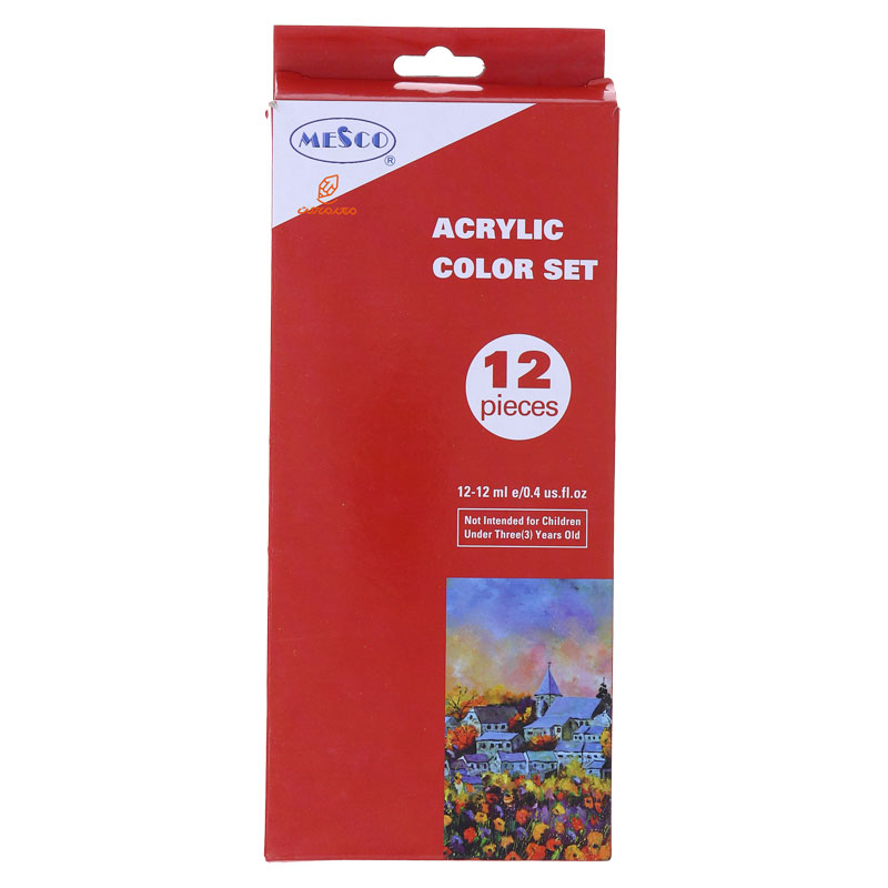 اکریلیک 12 رنگ مسکو MESCO