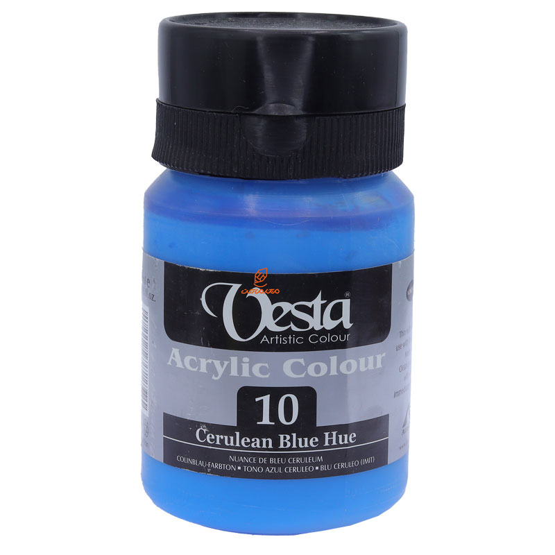 رنگ اکریلیک تک رنگ 250 میل وستا VESTA