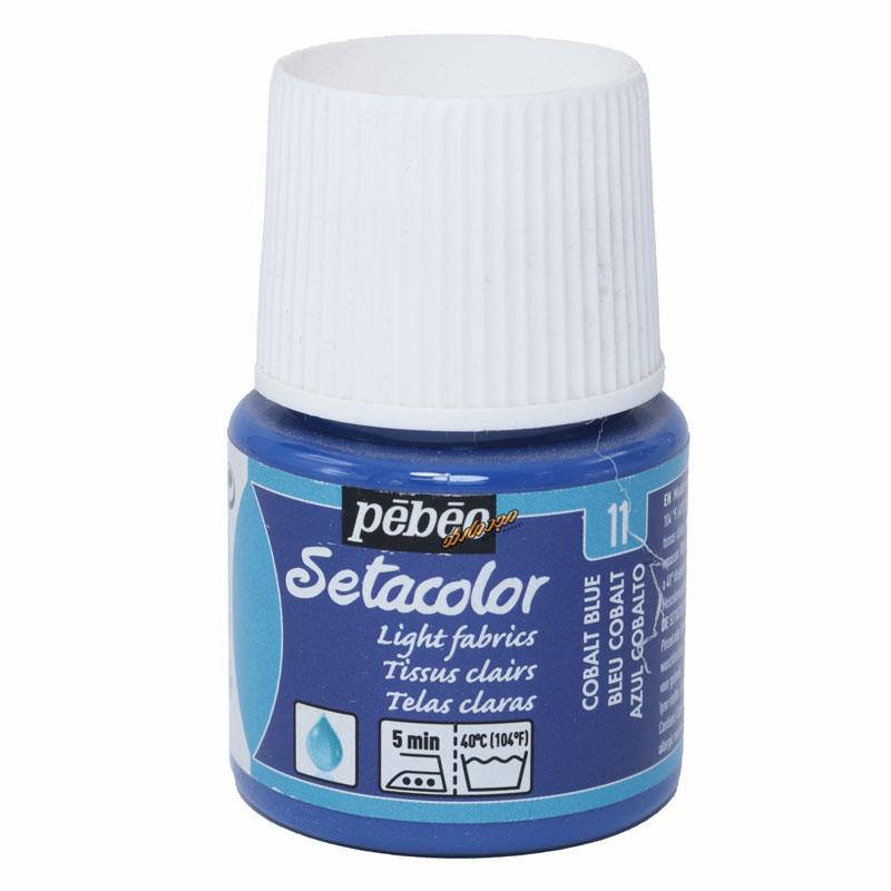 رنگ پارچه ترنسپرنت آبی 11 (COBALT BLUE) ستا کالر پ ب او PEBEO