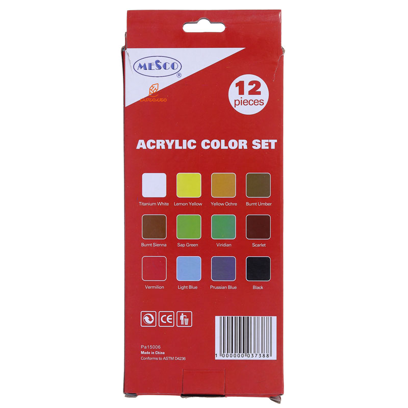 اکریلیک 12 رنگ مسکو MESCO (3)