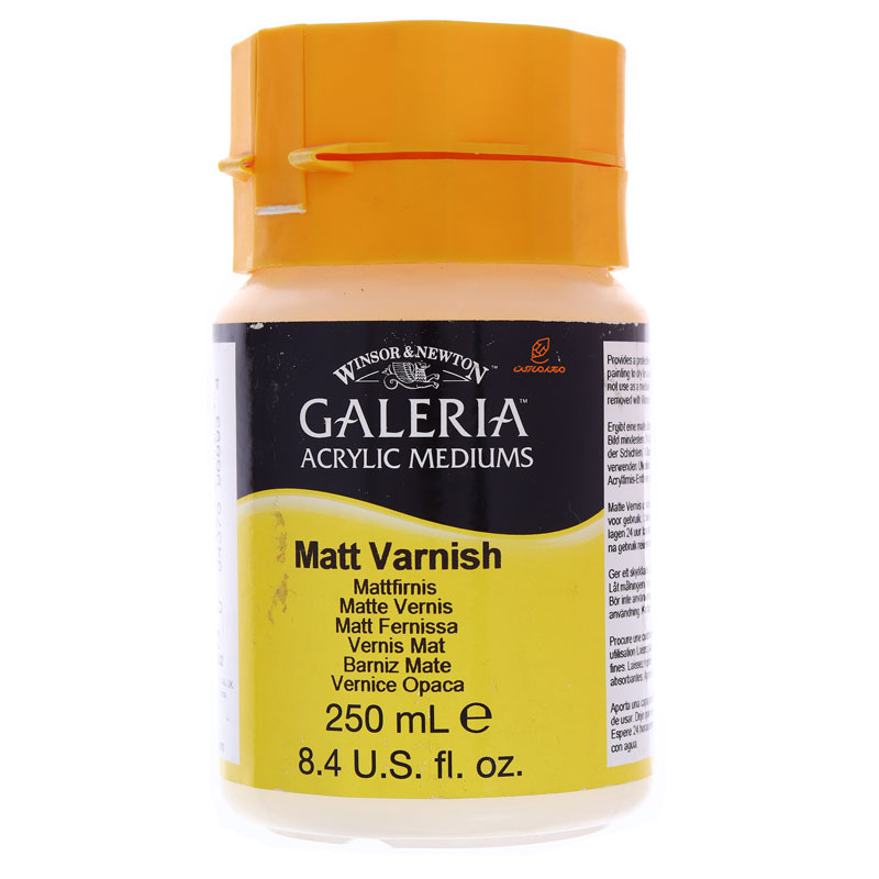 ورنی مات اکریلیک 250 میل گالریا وینزور WINSOR