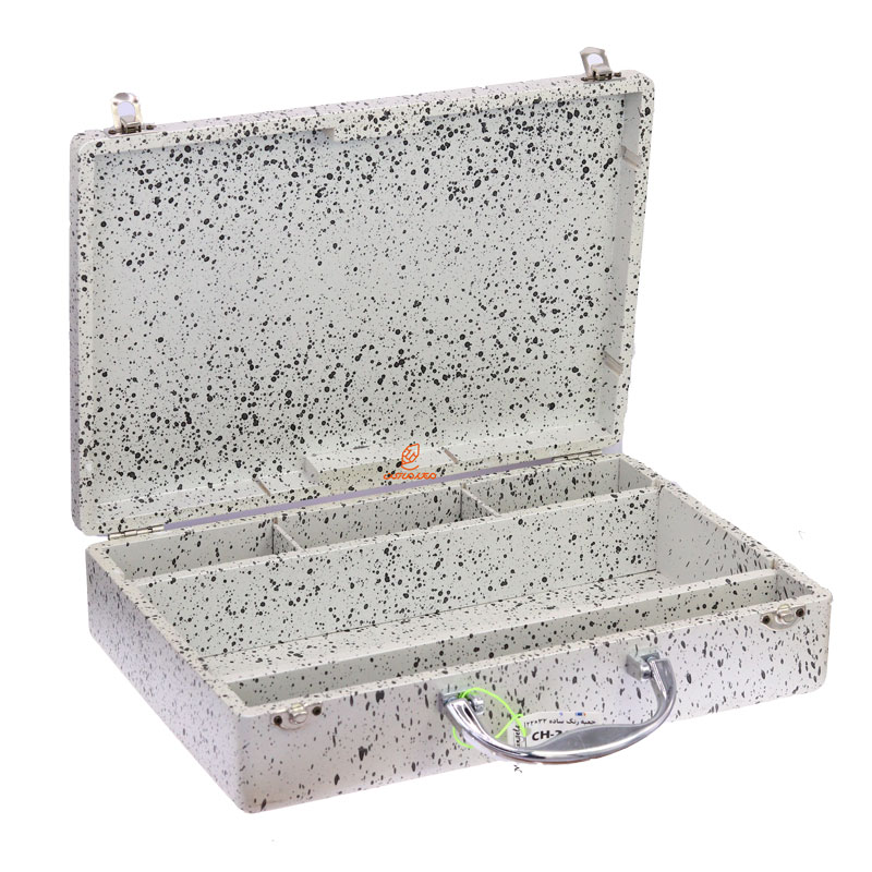 جعبه رنگ بدون طبقه سفید میکلانژ