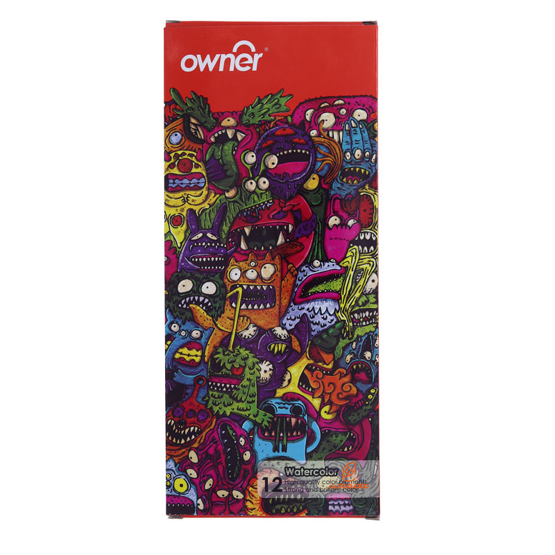 آبرنگ 12 رنگ اونر