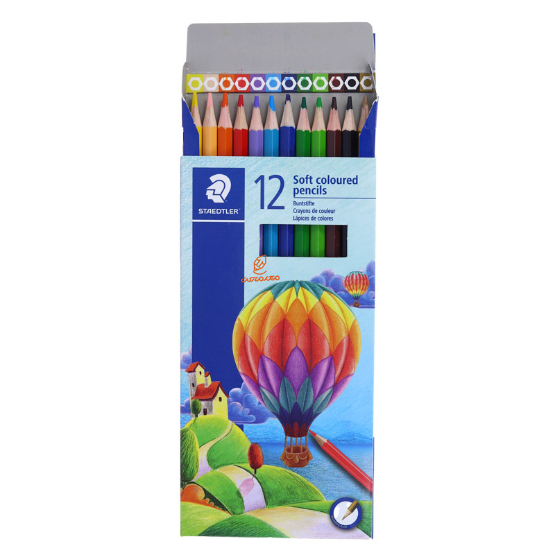 مداد رنگی 12 رنگ جعبه مقوایی سافت استدلر (4)