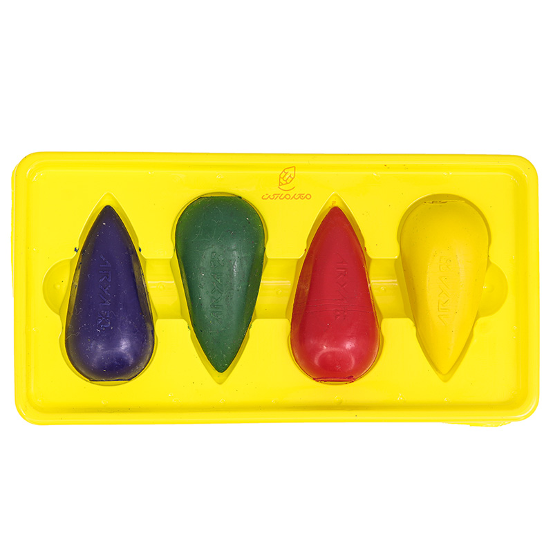 مداد شمعی 4 رنگ دوکی آریا (3)