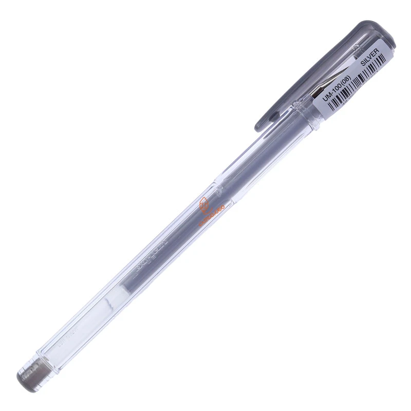 خودکار سیگنو ژل 0.8 نقره ای (UM100) یونی بال (1)
