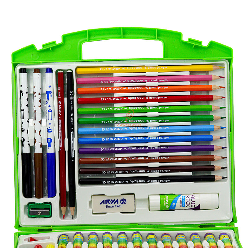 کیف ست نقاشی سبز آریا ARYA (1)