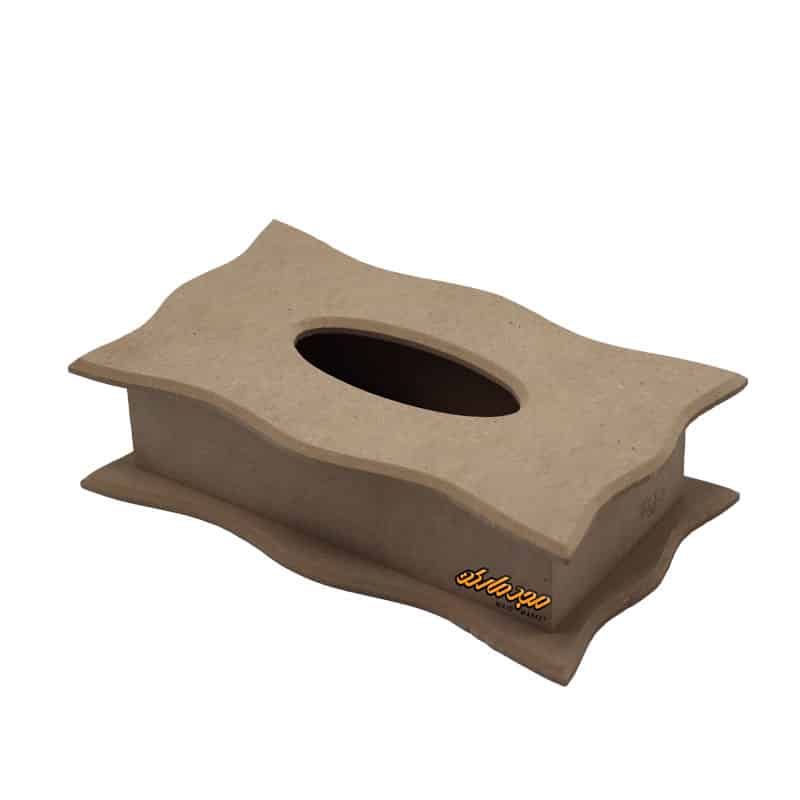 جا دستمال کاغذی چوبی درب دار 108