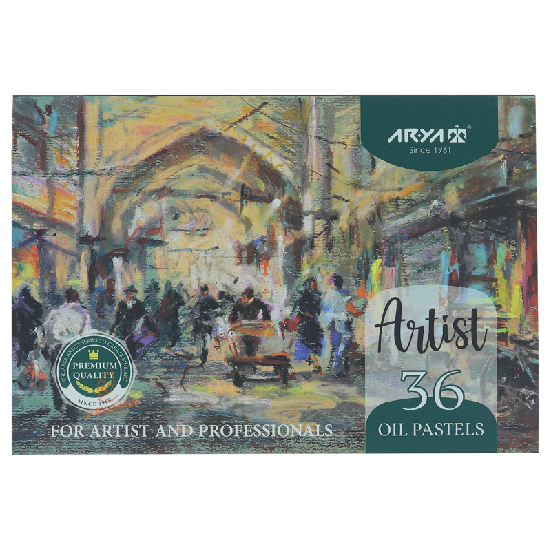 پاستل روغنی 36 رنگ آرتیست آریا (1)
