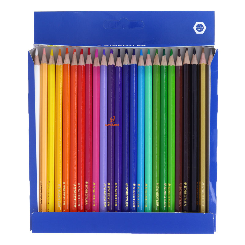 مداد رنگی 24 رنگ جعبه مقوایی سافت استدلر (5)