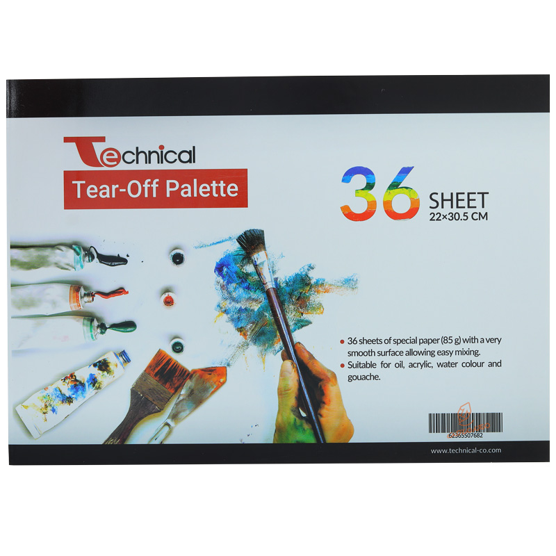 پالت کاغذی یکبار مصرف 36 برگ ا4 تکنیکال