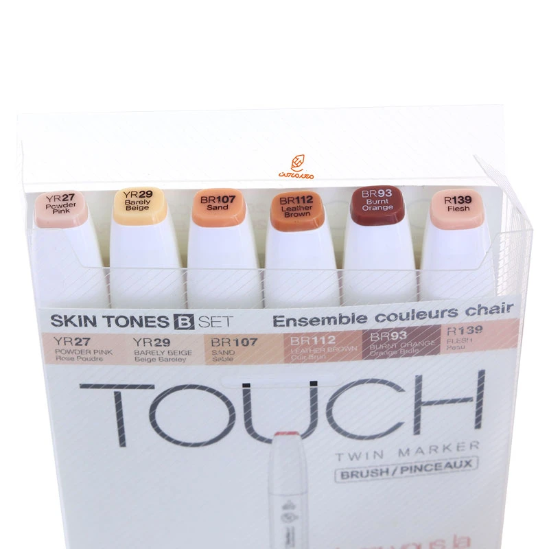 ست ماژیک 6 عددی براش رنگ پوست B تاچ TOUCH (2)