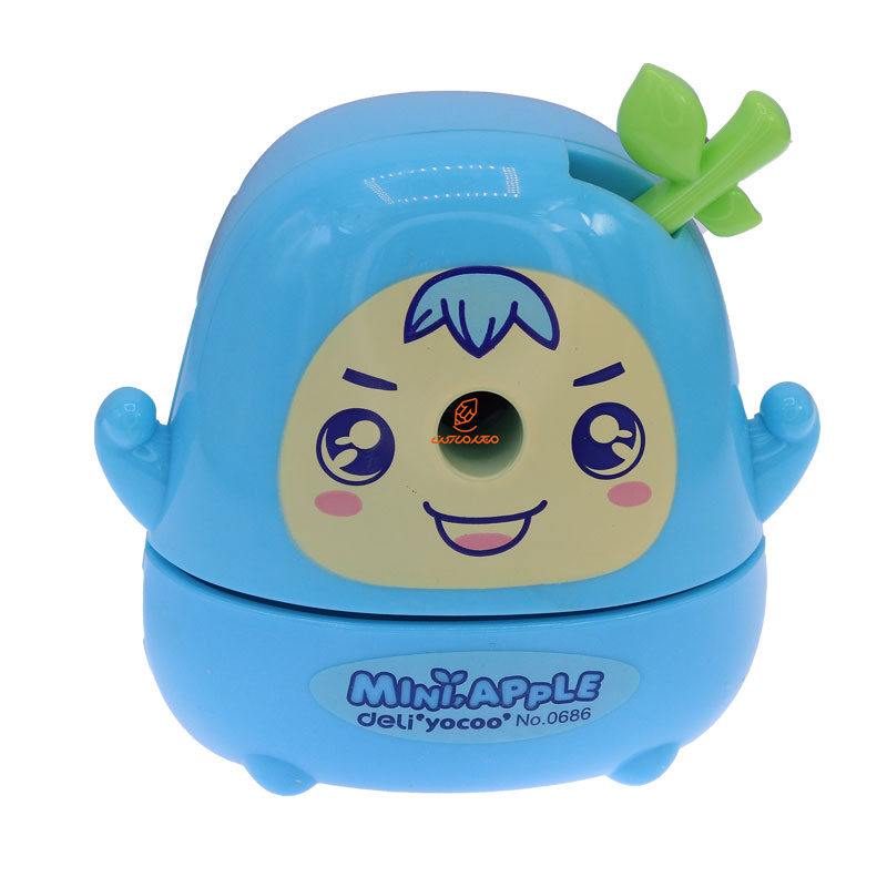 تراش رومیزی طرح مینی اپل آبی دلی DELI (5)