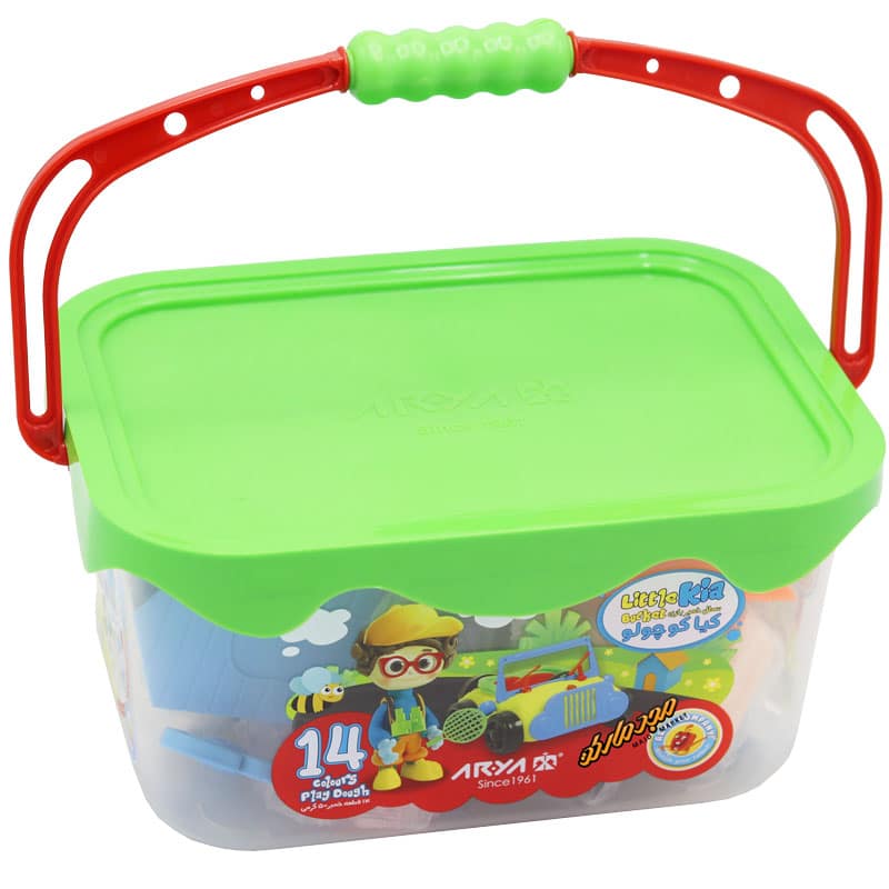 خمیر بازی سطلی 14 رنگ کیا آریا ARYA