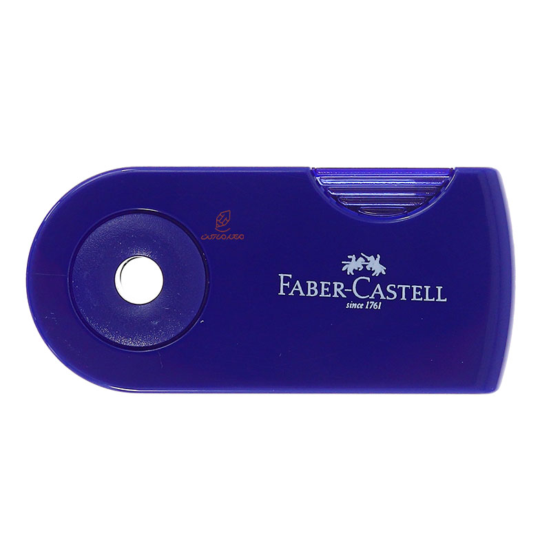 تراش مخزندار غلاف دار آبی فابر کاستل FABERCASTELL (1)