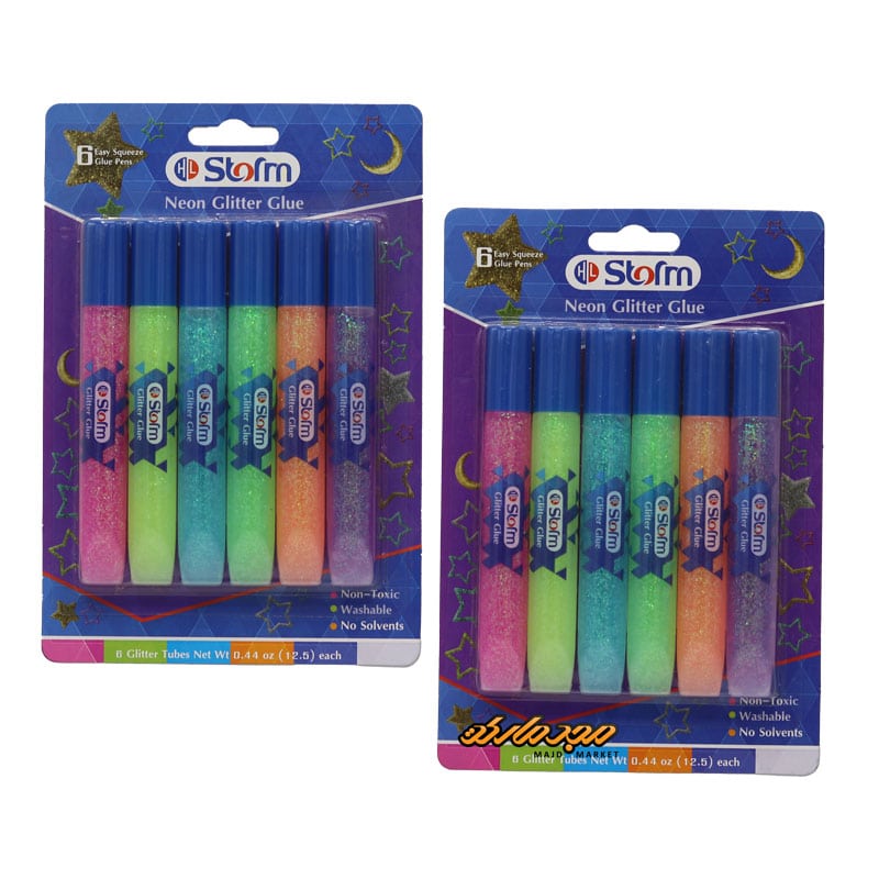 چسب-اکریلی-6رنگ-فسفری-روکارتی-609-استورم-1