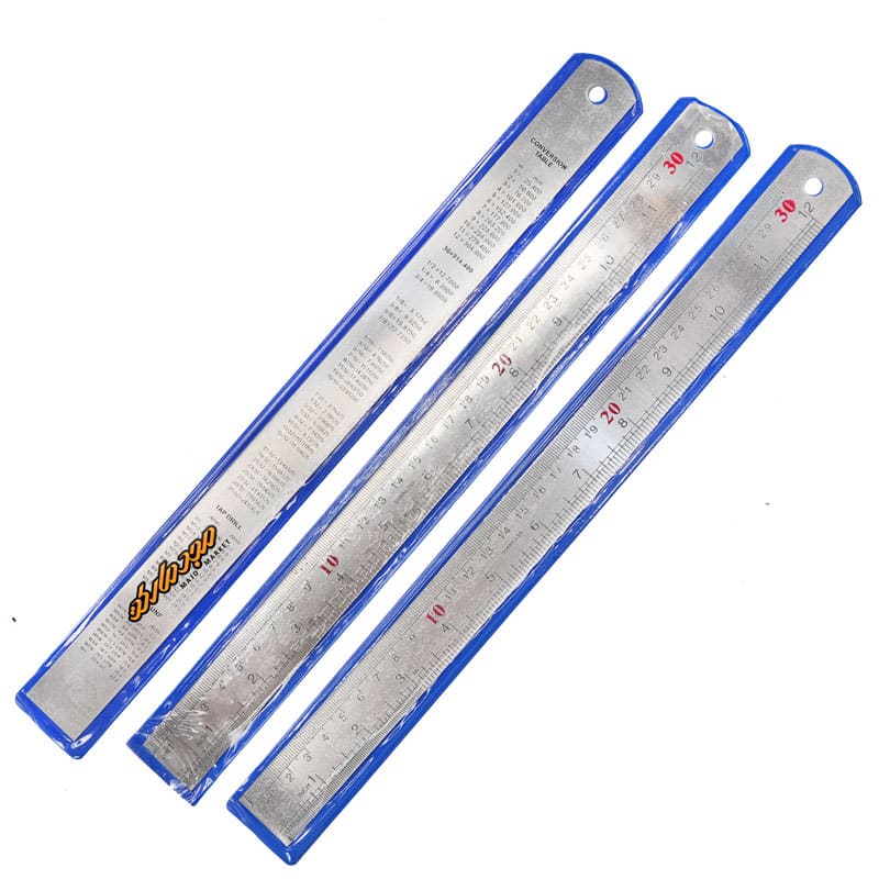 خط کش فلزی 30 سانتیمتر