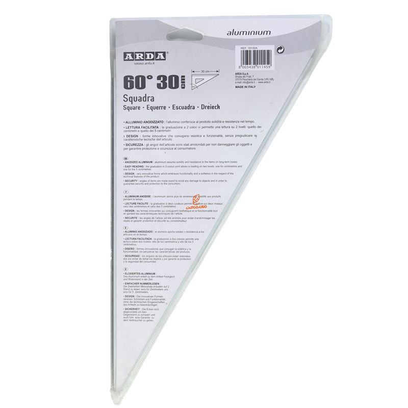 گونیا 30 سانت 60 درجه الومینیومی اردا (3)