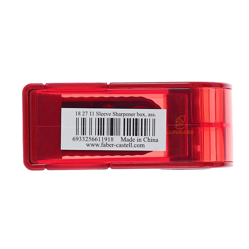 تراش مخزندار غلاف دار قرمز فابر کاستل FABERCASTELL (7)