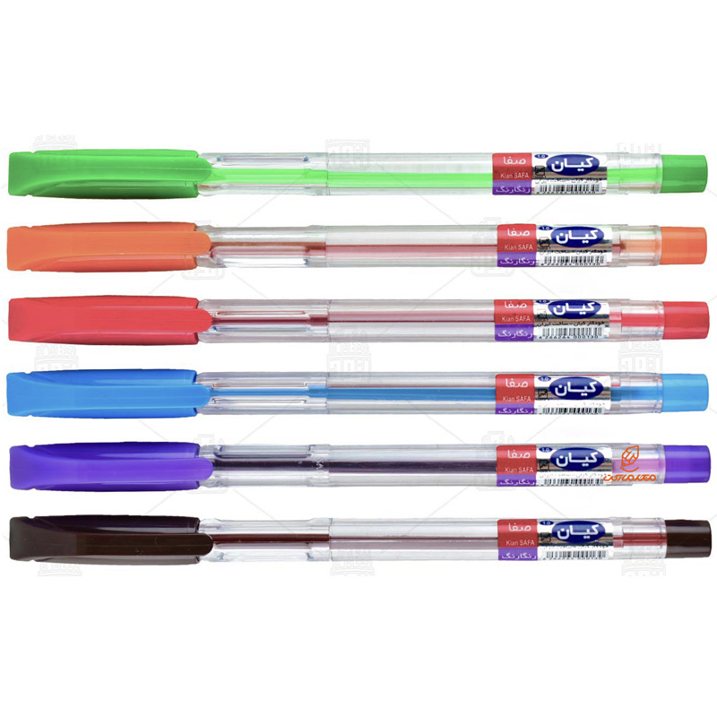 خودکار رنگی 6 عددی 1.0 کیان (4)