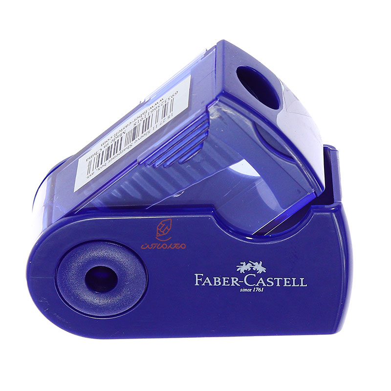 تراش مخزندار غلاف دار آبی فابر کاستل FABERCASTELL (3)