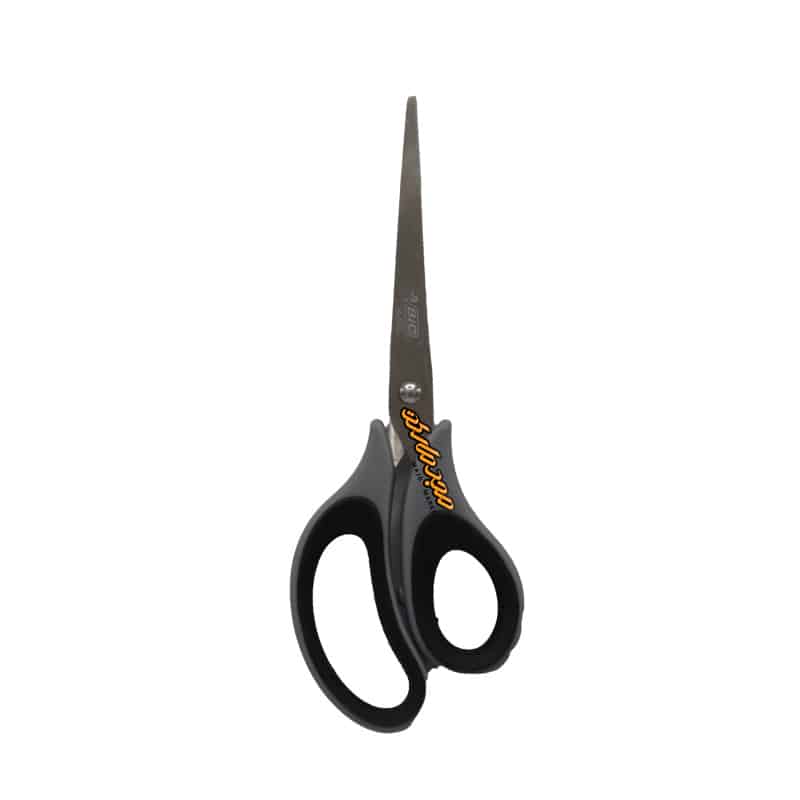 قیچی 21 سانتی طوسی مشکی بیک