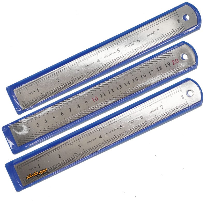 خط کش فلزی 20 سانت