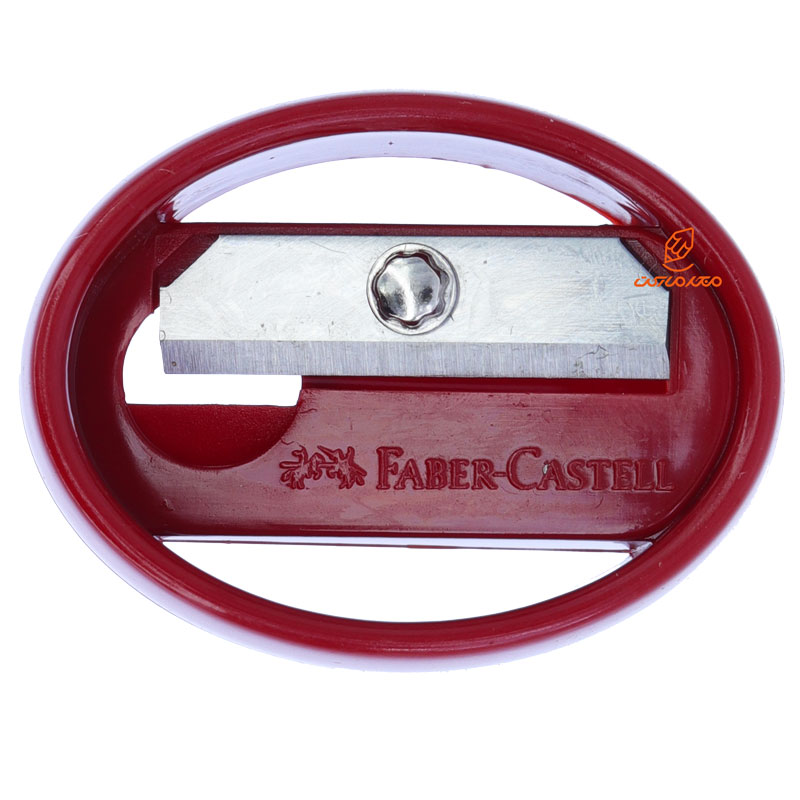 تراش بیضی قرمز فابر کاستل FABERCASTELL (1)