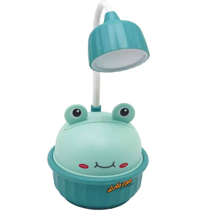 چراغ مطالعه رومیزی SY8821 ابی طرح قورباغه