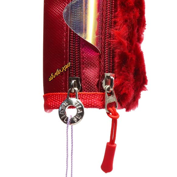 جامدادی پولیشی 3020 قرمز طرح استیکر دختر کفش دوزک سویل (8)