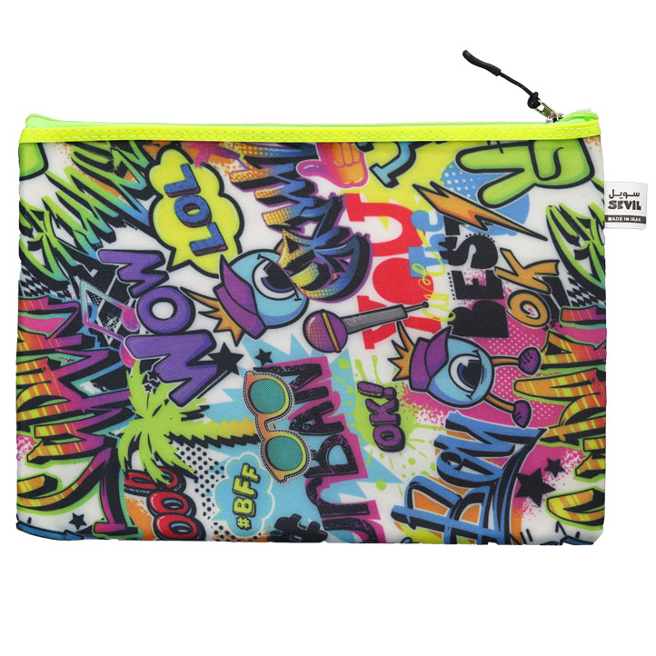 پوشه پارچه ای طرح گرافیتی سویل