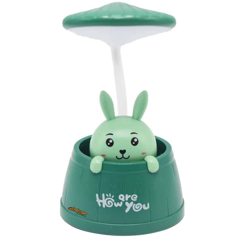 چراغ مطالعه رومیزی HD3401B-3 سبز طرح جا خرگوشی