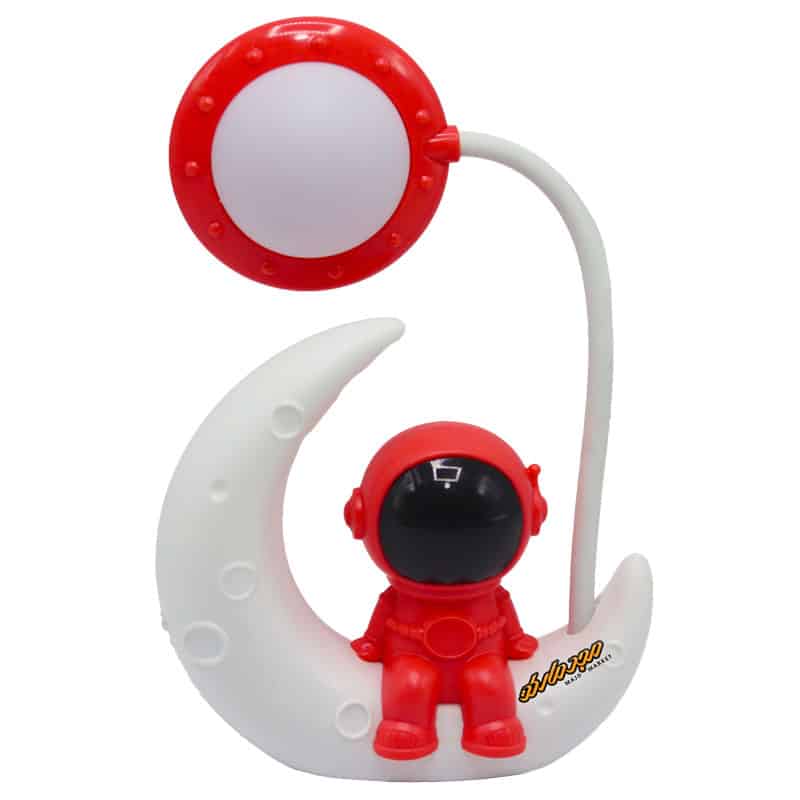 چراغ مطالعه رومیزی 66172 سفید نارنجی طرح حلال ماه