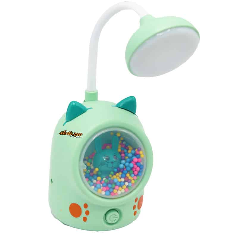 چراغ مطالعه رومیزی HQ2D سبز طرح گربه