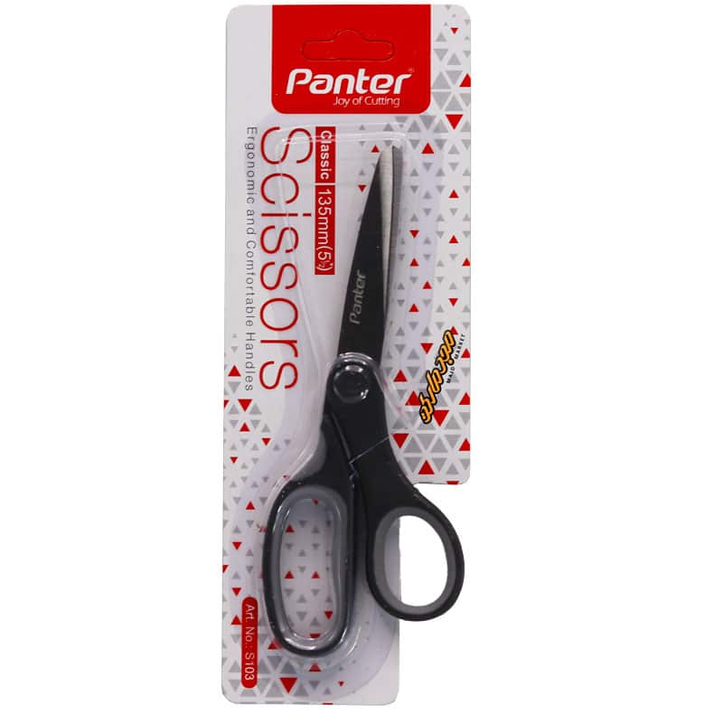 قیچی کوچک کلاسیک مشکی پنتر کد 103