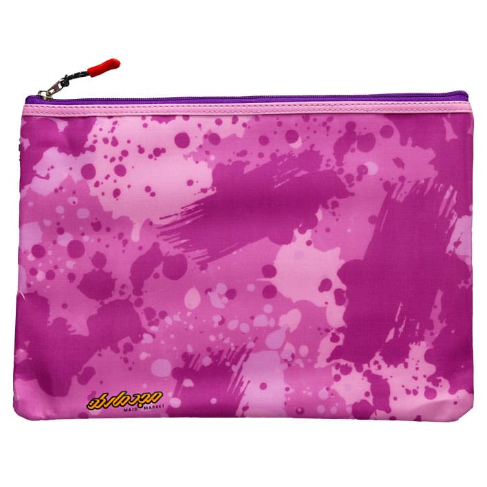 پوشه پارچه ای طرح ابرنگی بنفش سویل