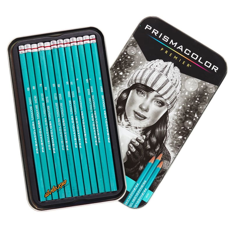 مداد طراحی حرفه ای 12 عددی سری سافت پریسما کالر