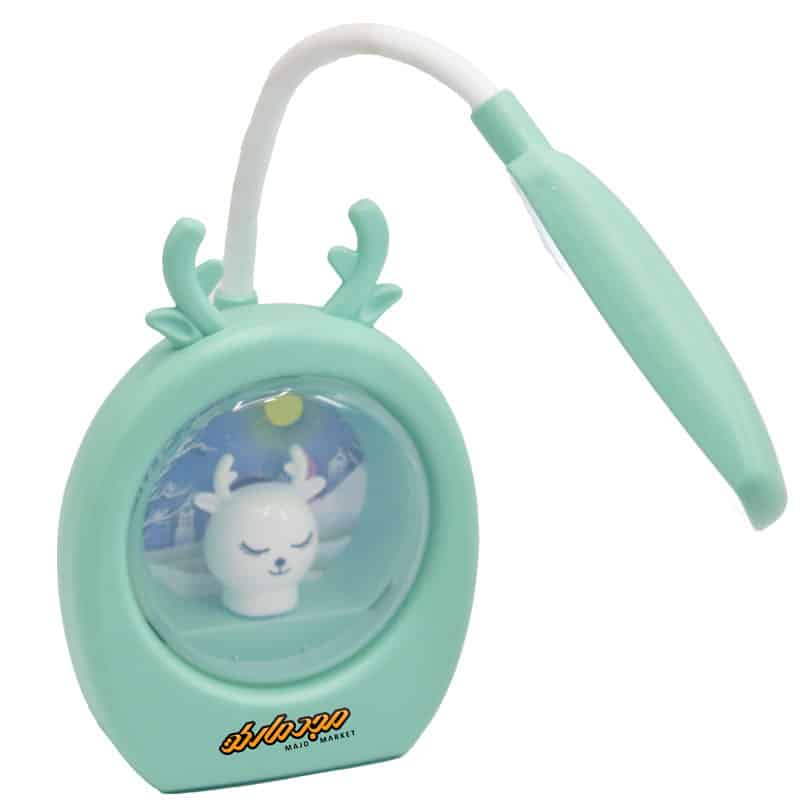 چراغ مطالعه رومیزی HK33223 سبز طرح گوزن