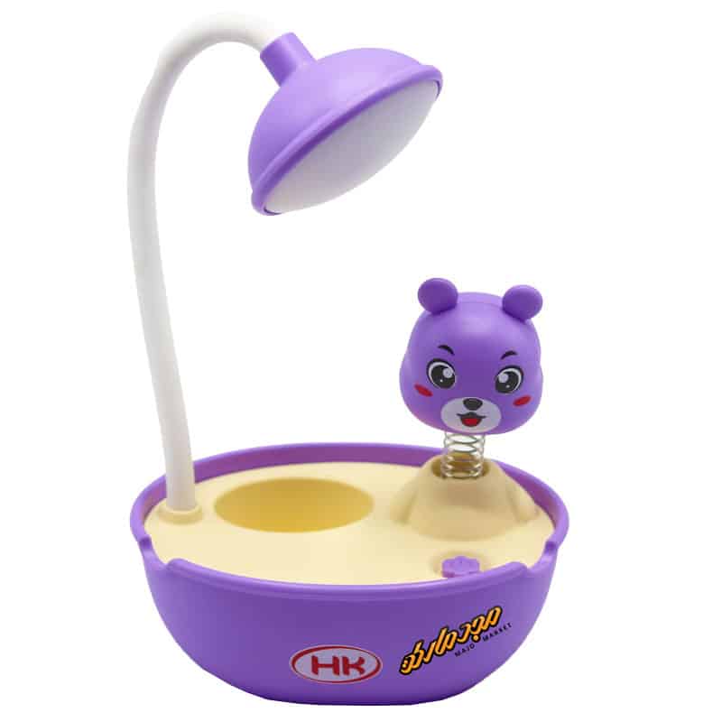 چراغ مطالعه رومیزی HK33251 بنفش طرح وان