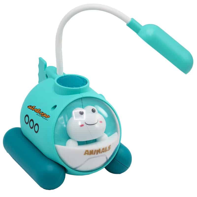 چراغ مطالعه رومیزی Q106 سبزابی طرح زیر دریایی