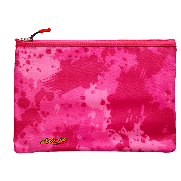 پوشه پارچه ای طرح ابرنگی صورتی سویل