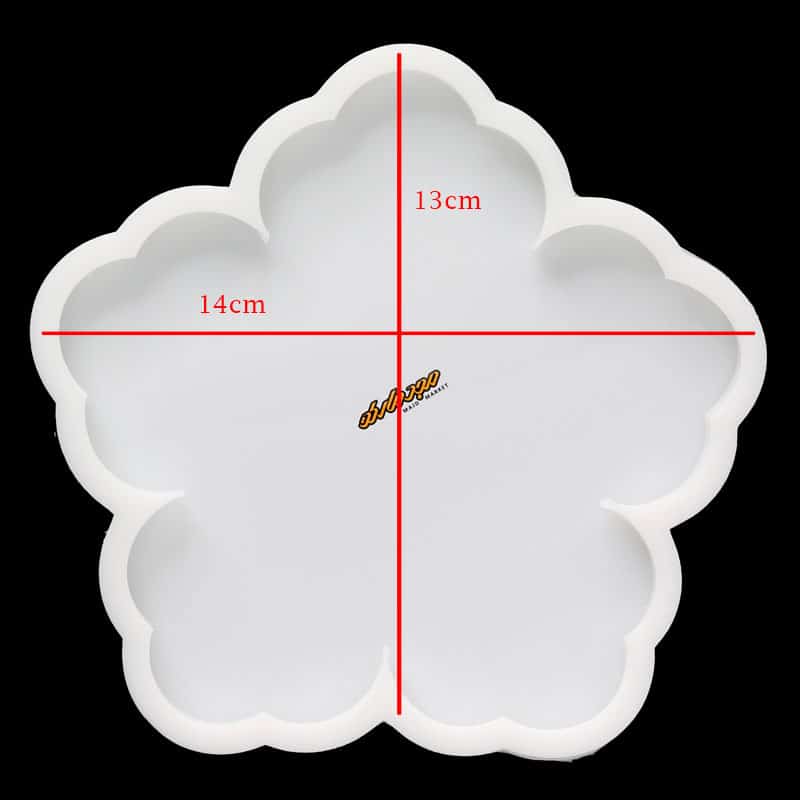 قالب سیلیکونی زیر لیوانی گل 03 سلنا