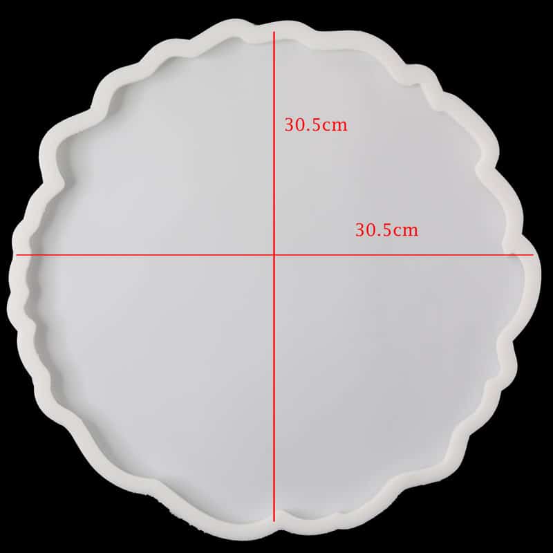 قالب سیلیکونی سینی دفرمه قطر 30 سلنا