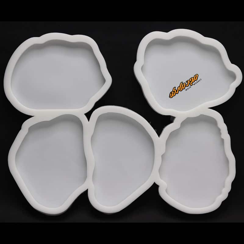 قالب سیلیکونی زیر لیوانی 5 تکه ابری سلنا