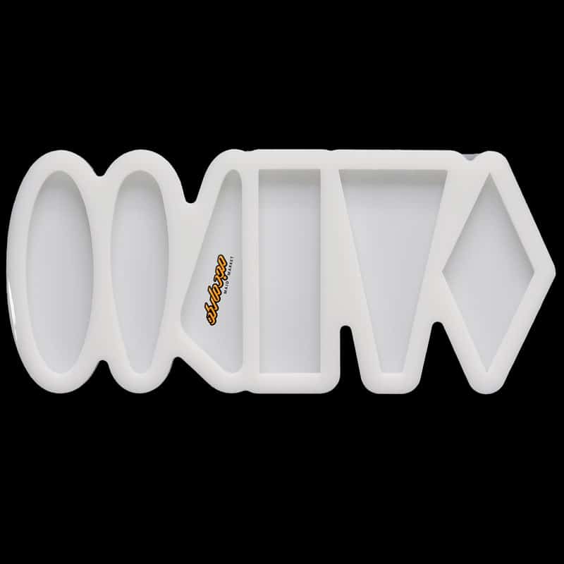 قالب سیلیکونی گیره سر هندسی سلنا