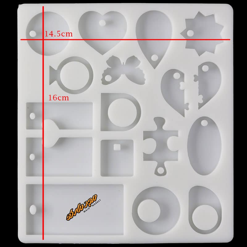 قالب سیلیکونی زیور الات کوچک سلنا