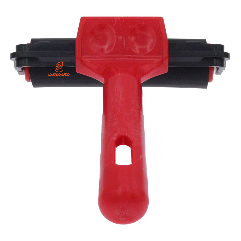 غلطک چاپ دسته قرمز 10 سانت پلاستیکی (2)