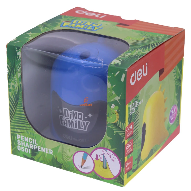 تراش رومیزی آبی طرح دایناسور دلی DELI (2)
