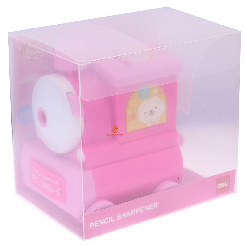 تراش رومیزی صورتی طرح قطار دلی DELI (2)